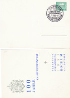 Berlin, PP 002 D2/005, 100 Jahre KV-Studententum, 1953 Bochum - Cartes Postales Privées - Oblitérées