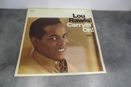 Disque De Lou Rawls - Carryin' On! - STTX 340.525 -  France Sortie: 1966 - Soul - R&B