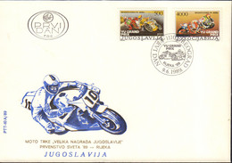 Ref. 376518 * NEW *  - YUGOSLAVIA . 1989. YUGOSLAVIAN MOTORCYCLE GRAND PRIX IN RIJEKA	. GRAN PREMIO DE YUGOSLAVIA DE MOT - Non Classificati