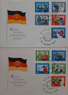 N° 762 à 776       15 Ans De La République Démocratique D' Allemagne - 1950-1970