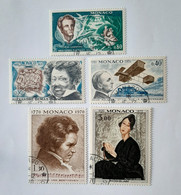 N° 839 à 843       Anniversaires De Célébrités 1970 - Used Stamps