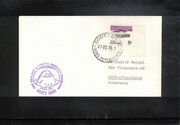 Ross Dependency 1976 Antarctica Scott Base Interesting Letter - Brieven En Documenten