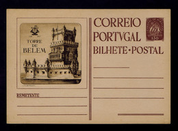 Belém Tower Discoveries Monuments Architecture Postal Stationery Mint Portugal #87976 - Denkmäler