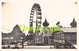 CPA CARTE DE PHOTO WIEN PRATER RIESENRAD EISVOGEL CAFE RESTAURANT - Prater