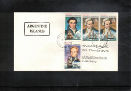 British Antarctic Territory 1977 Antarctica Argentine Islands Interesting Letter - Briefe U. Dokumente