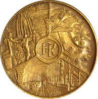 ALEMANIA. MEDALLA 100 ANIVERSARIO FRÖLICH KLÜPFEL. 1.985. BRONCE. GERMAN MEDAL - Firma's