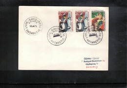 Australian Antarctic Territory 1971 Base Davis Interesting Letter - Andere & Zonder Classificatie