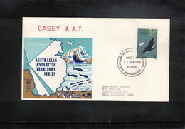 Australian Antarctic Territory 1975 Base Casey Interesting Letter FDC - Altri & Non Classificati