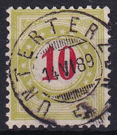 18C II N  Portomarke Sauber Vollstempel UNTERTERZEN - Postage Due