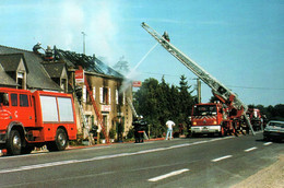 4645 Carte  SAINT BERTHEVIN  Incendie Bar Restaurant Chez Annie  Intervention Pompiers 29/08/1999 Pompier   53 Mayenne - Andere Gemeenten