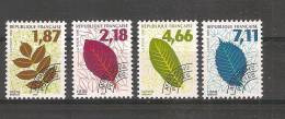 FRANCE 1994 / PREOBLITERES FEUILLES D'ARBRES N° 236/239 Neufs** Cote 2020 =  9.00 Euros - Sonstige & Ohne Zuordnung