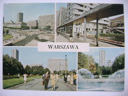 WARSZAWA: Domy Towarove Centrum, Pasaz Srodmiejski, Plac Defilad, Stamp Olympic Games Moscow 1980 - Horses - Poland