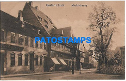 147715 GERMANY GOSLAR I. HARZ MARKET STREET POSTAL POSTCARD - Other & Unclassified
