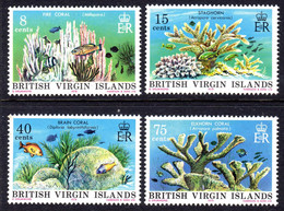 VIRGIN ISLANDS - 1978 CORALS SET (4V) FINE MNH ** SG 380-383 - British Virgin Islands