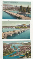 Cp , Suisse , GE ,  GENEVE , Vierges , 2 Scans , LOT DE 5 CARTES POSTALES - 5 - 99 Postcards
