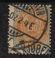 Danemark  N° 29  Dentelé 12,5   Oblitéré B/TB       Le Moins Cher Du Site       - Used Stamps