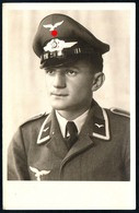 B5776 - Altes Foto - 2. WK WW - Offizier Uniform Kokarde - Porträt - Luftwaffe - Ehrlich Dresden - War 1939-45