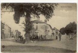 Carte Postale Ancienne L'Absie - Avenue De La Gare Et Avenue Du Calvaire - L'Absie