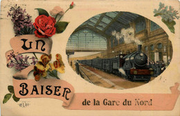 Paris * 10ème * Un Baiser De La Gare Du Nord * Train Locomotive - Distretto: 10
