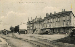 Pont De Vaux * Place De La Recourbe * La Gare * Ligne Chemin De Fer De L'ain - Pont-de-Vaux