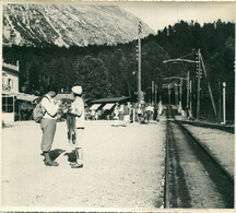 SUISSE / SWIZERLAND - Saint Moritz : Photo 1929 - N° 5 - " En Gare De Morteratsch " - GR Grisons
