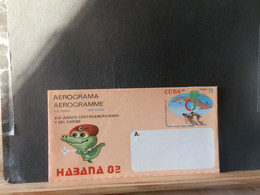 AEROGRAMME LOT 444:   AEROGRAMME CUBA XX - Cartas & Documentos