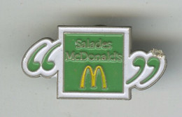 {49306} Pin's " McDonald's , Salades " - McDonald's