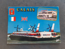 Carte Postale Aéroglisseur Hovercraft Calais (62) - Hovercraft