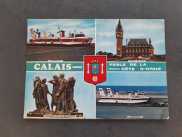 Carte Postale Aéroglisseur Hovercraft CALAIS (62) - Hovercraft