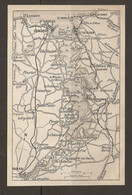 CARTE PLAN 1923 - ITINÉRAIRE St LUNAIRE St ÉNOGAT DINARD DINAN St MALO St SERVAN CHATEAUNEUF - Mapas Topográficas