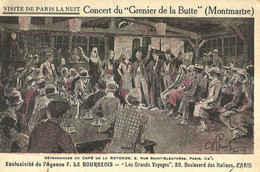 10695"VISITE DE PARIS LA NUIT-CONCERT DU GRENIER DE LA BUTTE-MONMARTRE"-VERA FOTO - CART NON SPED - Roussey