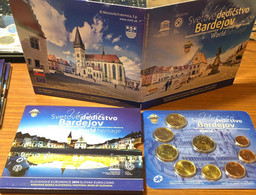SLOVACCHIA 2014 DIVISIONALE UFFICIALE 8 MONETE EURO  + MEDAGLIA Bardejov - Slowakei