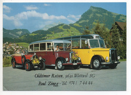 WATTWIL Oldtimer Reisen Auto Postauto - Wattwil
