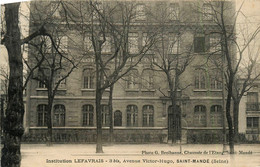 St Mandé * Institution LEFAVRAIS * 3 Avenue Victor Hugo * école - Saint Mande