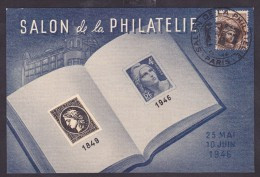 Salon De Philatélie 1946 - Brieven En Documenten