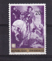 RWANDA 1967 : Y/T 205 OBLIT.   ARTS ET PEINTURES - Usados