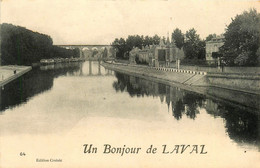 Laval * Un Bonjour De La Commune * Vue Sur Le Canal - Laval