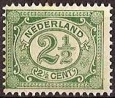 Nederland 1899 NVPH Nr 55 Postfris/MNH Cijfer - Neufs