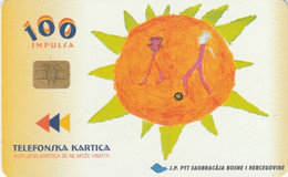 Bosnia, BA-PTT-0025A, 1999 Special Olympics, 2 Scans.    Chip : S35 (Module 35) - Bosnien