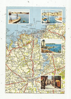 JC , Cp ,  Carte Géographique , LA VALLEE DE LA RANCE , Bretagne ,d'aprés Carte MICHELIN N° 59 ,multi Vues - Cartes Géographiques