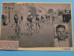 Juniorkoers Te TURNHOUT René GUI Leidt Voor SERNEELS ( Inzet Caluwé Won ) 1938 ( Zie Foto Voor Detail ) KRANTENARTIKEL ! - Cyclisme