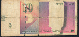 MACEDONIA  P14h  10  DENARI  2008  FINE - Noord-Macedonië