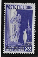 Italie N°598 - Neuf Avec Charnière - TB - 1946-60: Nieuw/plakker