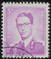 COB 1067- V 36 (o)  Griffe De Couleur Sur Le 1er E De België - 1931-1960