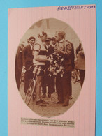 BRASSCHAAT ( RONSSE Gelukwensen Van Burg. Roossens  ) 1929 ( Zie Foto Voor Detail ) KRANTENARTIKEL ! - Cyclisme