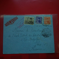 LETTRE EGYPTE ALEXANDRIE POUR PARIS 1946 - Cartas & Documentos