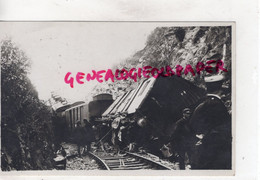 43- BRUGEILLES- CATASTROPHE FERROVIAIRE DERAILLEMENT TRAIN LIGNE ARVANT-NEUSSARGUES DU 28 MARS 1934-VOIE FERREE CAPDENAC - Otros & Sin Clasificación