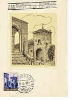 CARTE MAXIMUM SAINT MARIN 1961 BATIMENTS REPUBLICA DI SAN MARINO - Cartas & Documentos