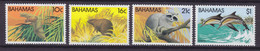 Bahamas 1982 Mi. 516-19 Säugtiere Bat Hutia Racoon Dolphin Complete Set, MNH** - Bahamas (1973-...)