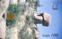 ERYTHREE  -  Phonecard  -  TSE   - Three Seasons In Two Hours -   Nakfa 100 - Eritrea